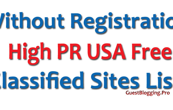 Post Free Classified Ads in USA Without Registration